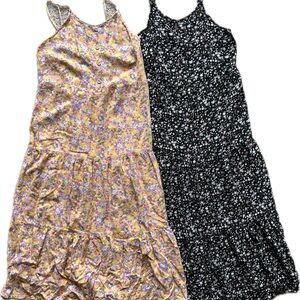 Art Class Colorful Floral Dress Duo